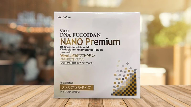 VITAL DNA FUCOIDAN NANO PREMIUM 90 GÓI - TakaShop