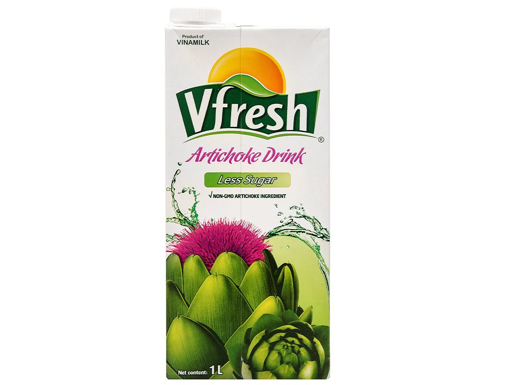 Trà Atisô Vfresh ít đường 1 lít