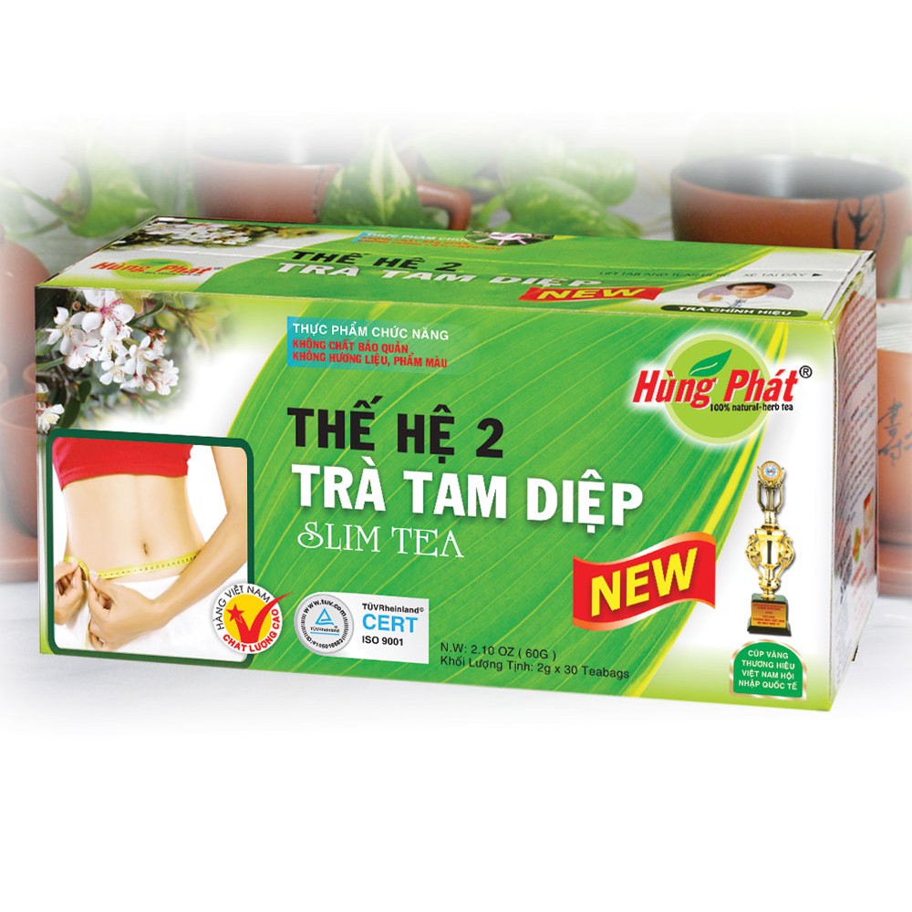 Trà giảm cân Tam Diệp thế hệ 2